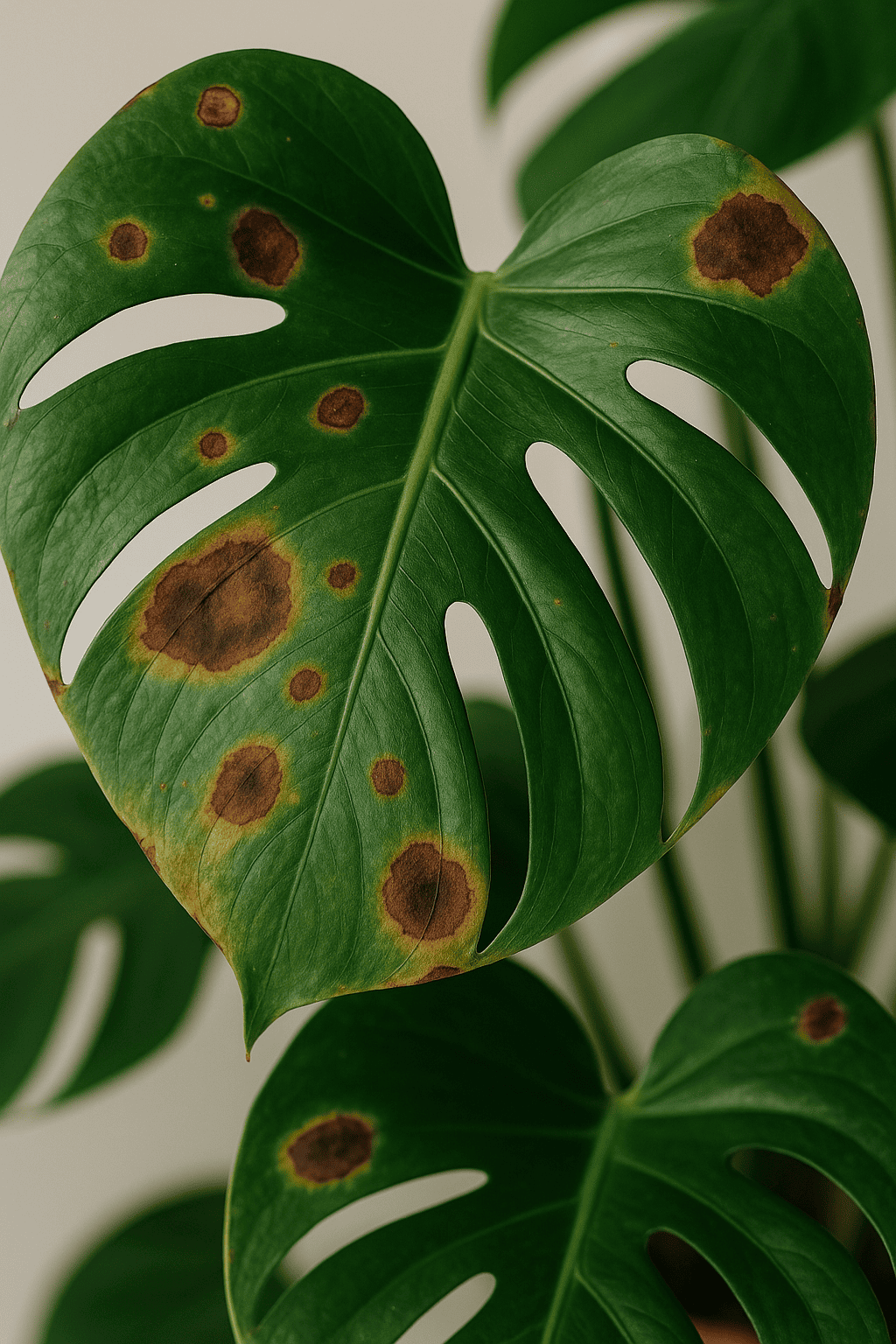 Monstera mit braunen Flecken: Was ist los mit deiner Pflanze?