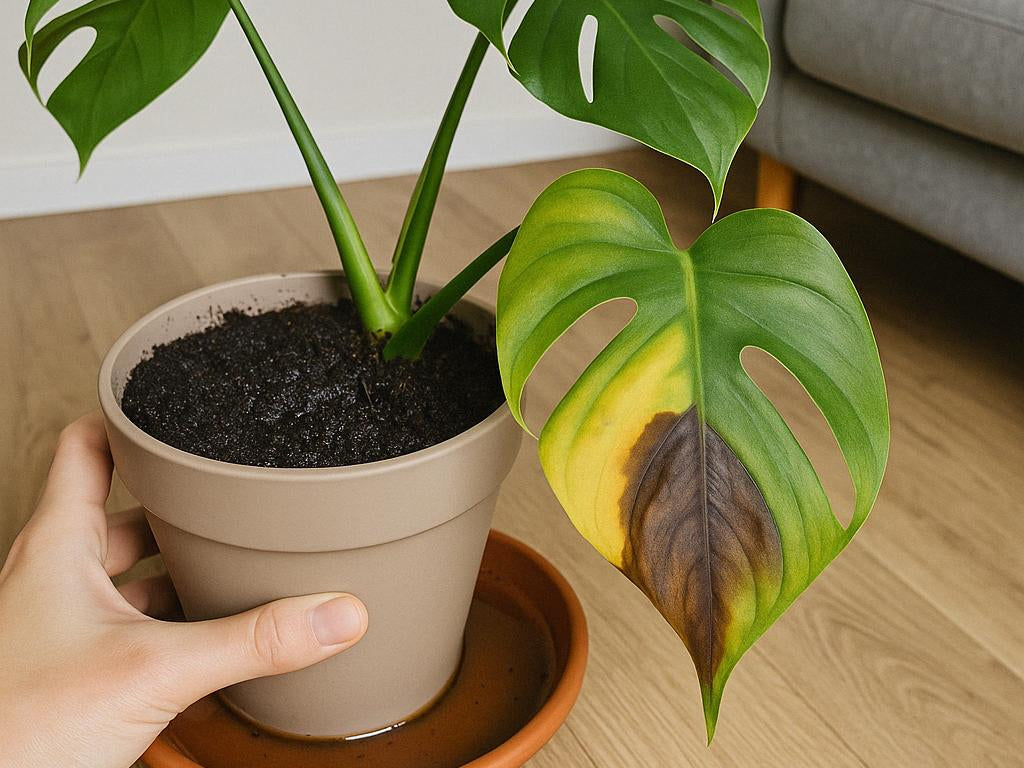 Monstera mit zu viel Wasser: Was tun, wenn’s nass wird?