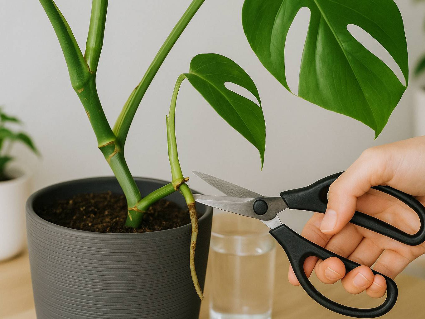 Monstera-Ableger: Wo schneiden für den besten Start?