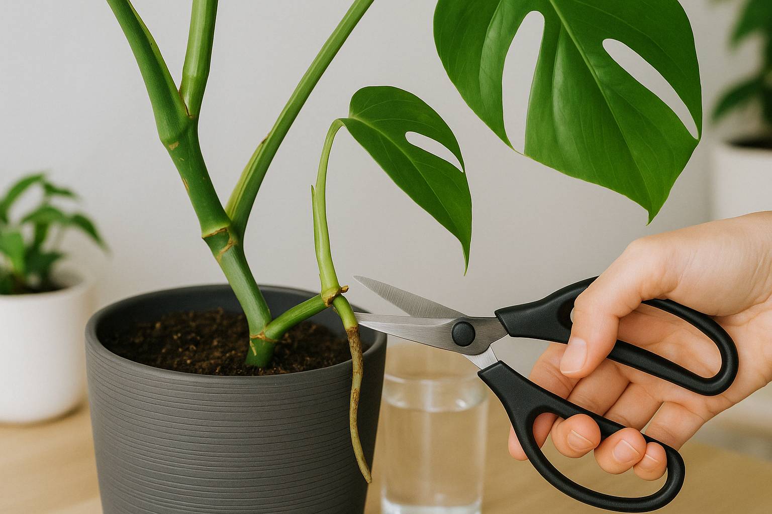 Monstera-Ableger: Wo schneiden für den besten Start?