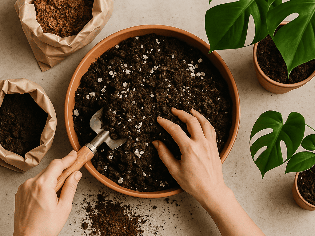 Monstera Thai Constellation: Die perfekte Erde für deine Pflanze