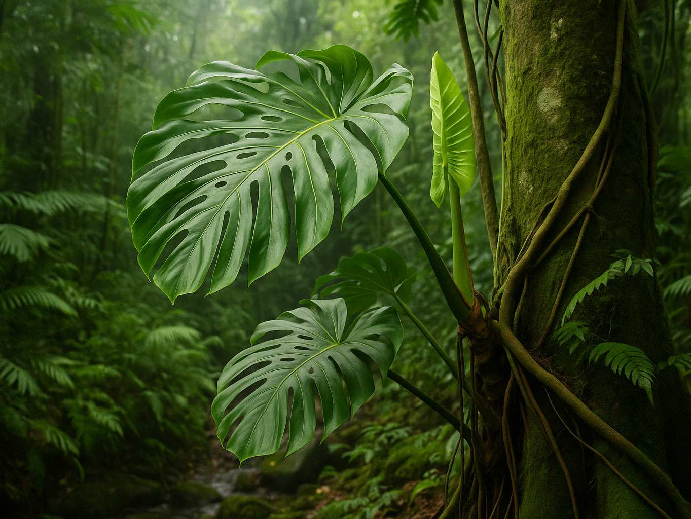 Die Herkunft der Monstera: Ein Blick in ihre tropischen Wurzeln