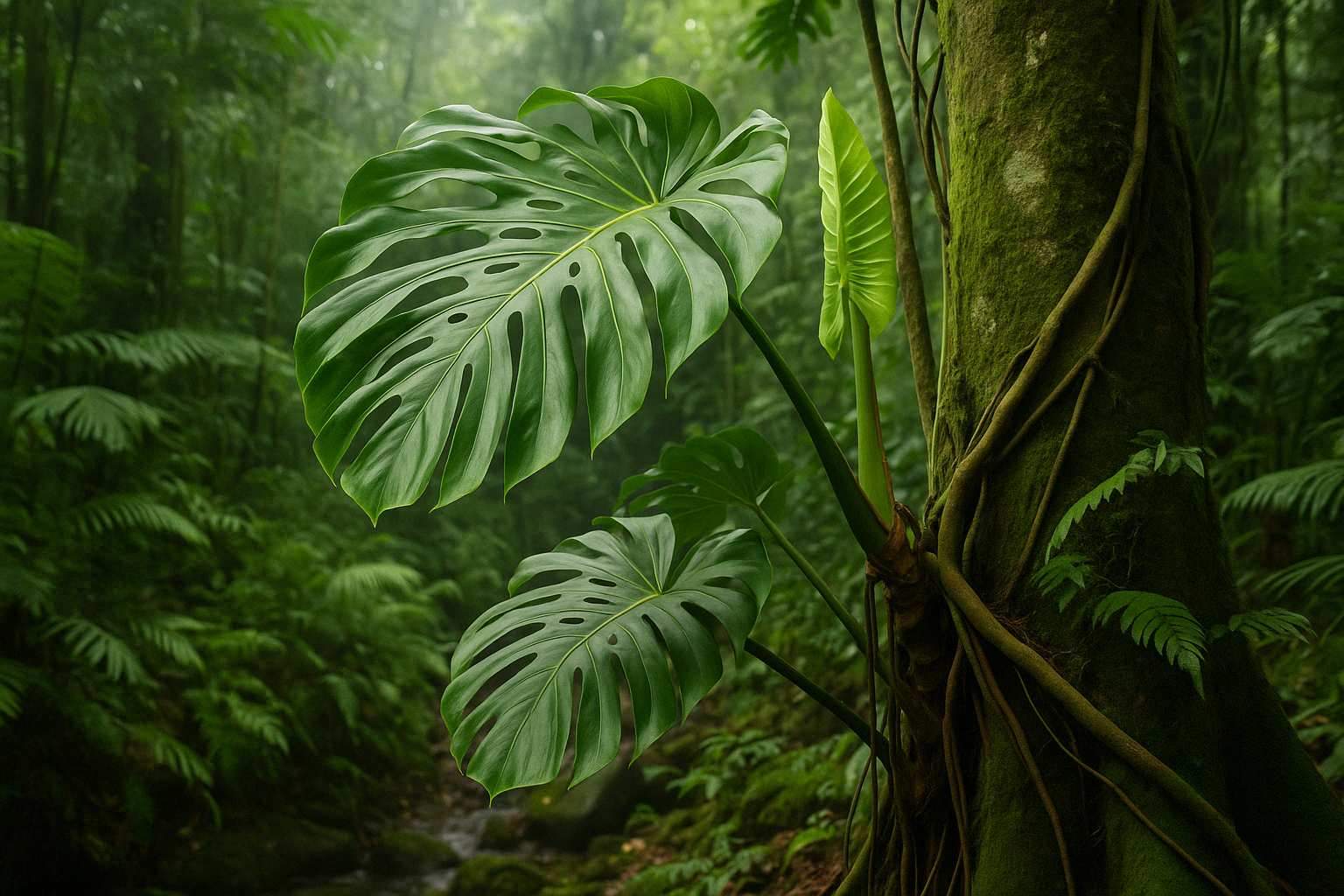 Die Herkunft der Monstera: Ein Blick in ihre tropischen Wurzeln
