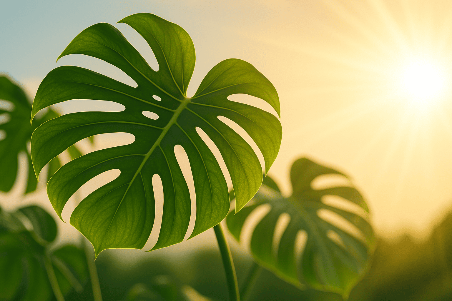 Monstera und Sonne: Alles, was du über Licht wissen musst