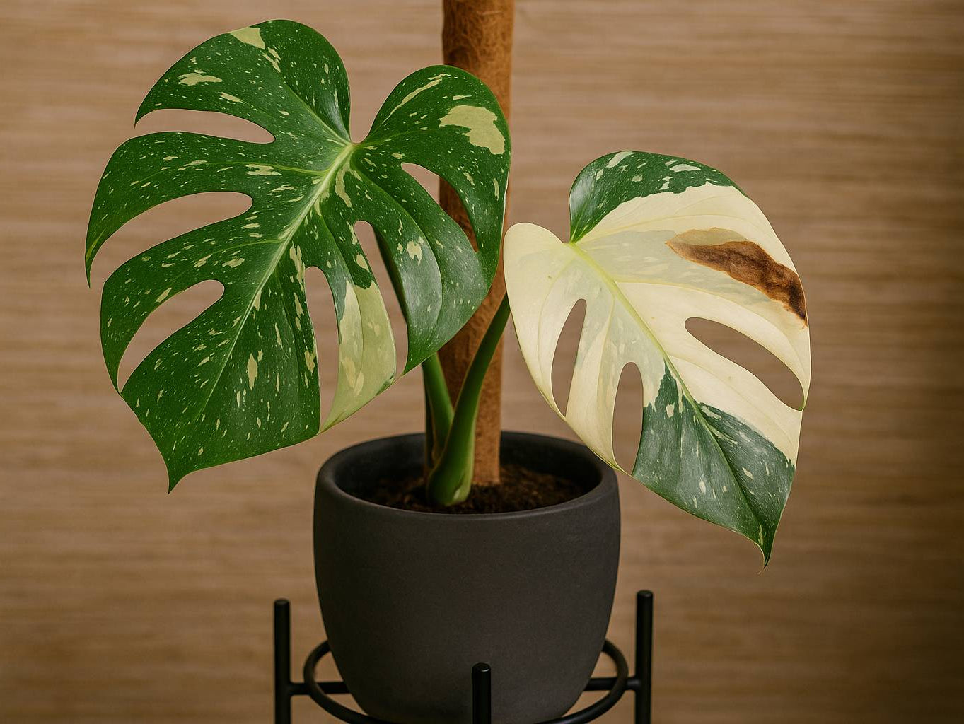 Monstera Thai Constellation: Braune Flecken erkennen & lösen