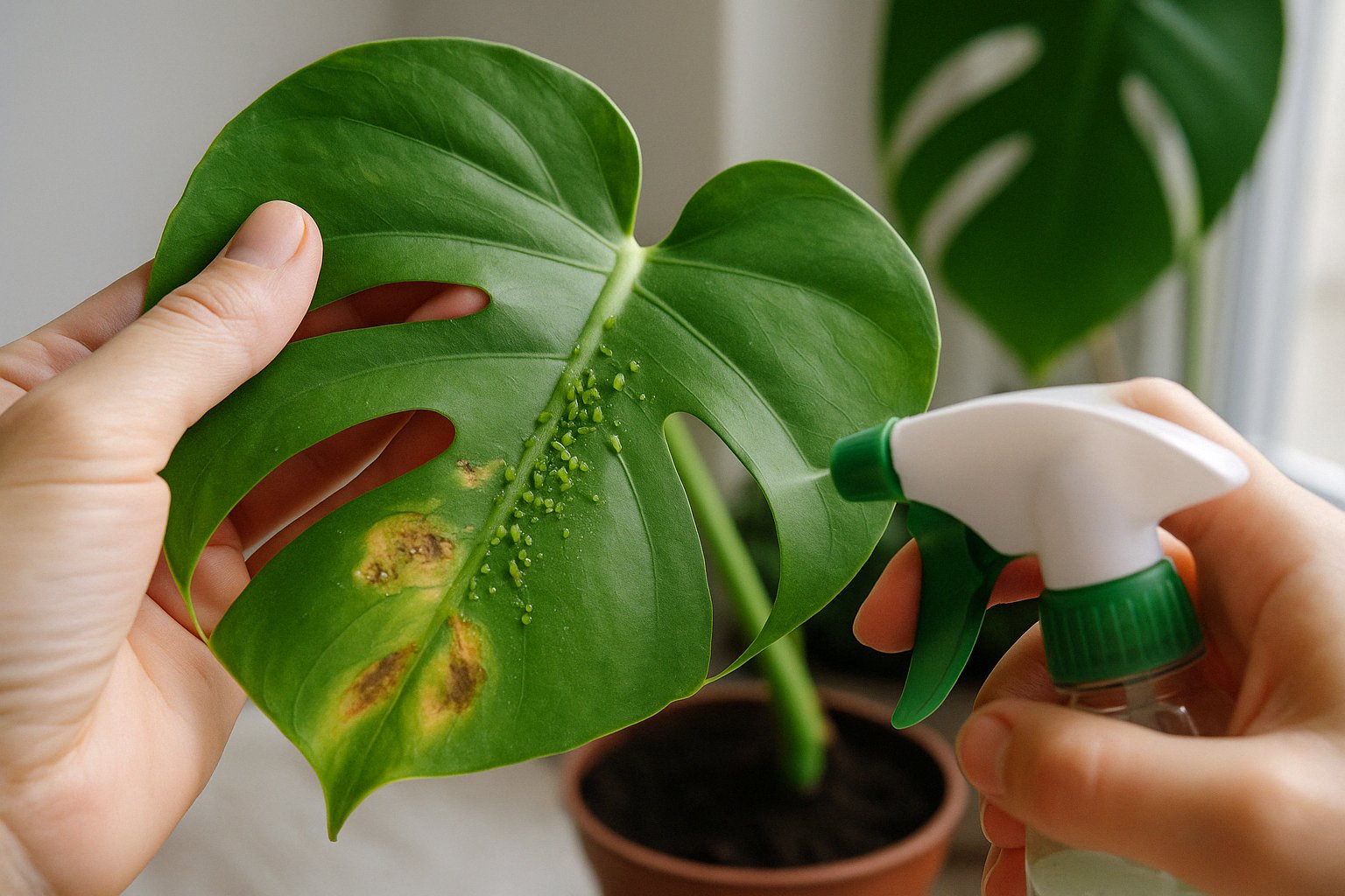 Blattläuse an deiner Monstera: Was du wissen musst