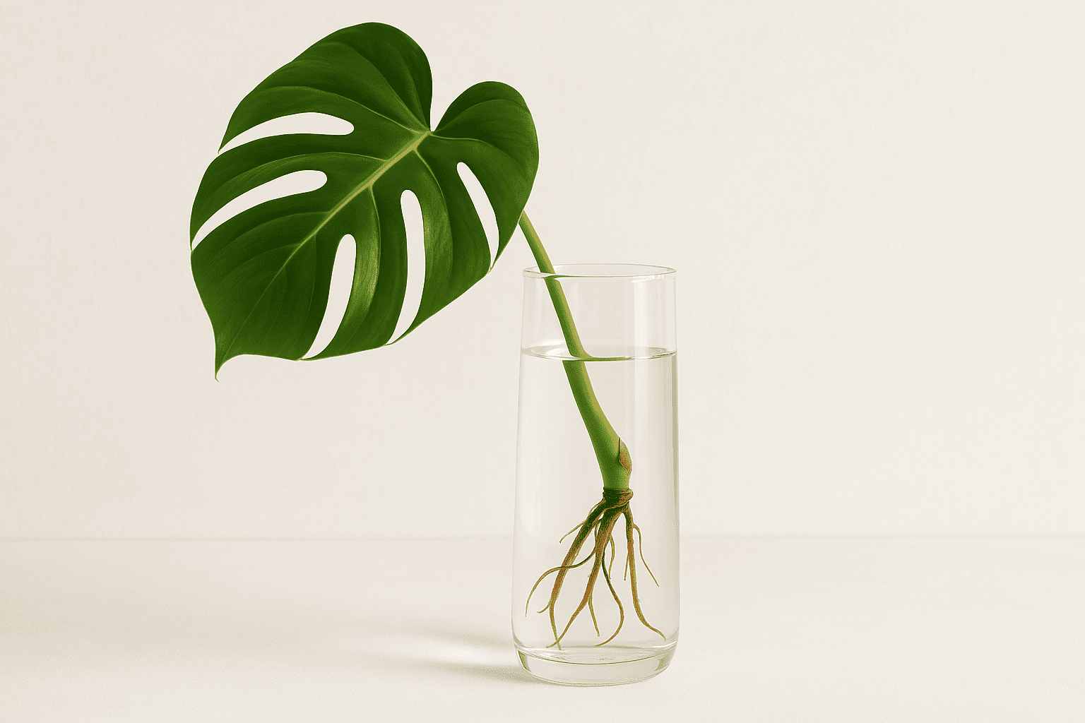 Monstera im Wasser halten: So gelingt es dir Schritt für Schritt