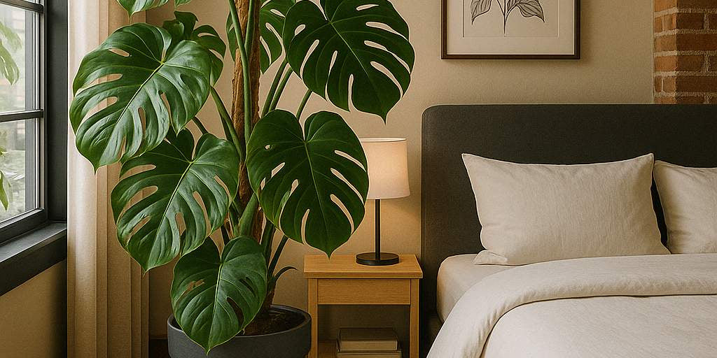 Monstera im Schlafzimmer: Gesund und wunderschön