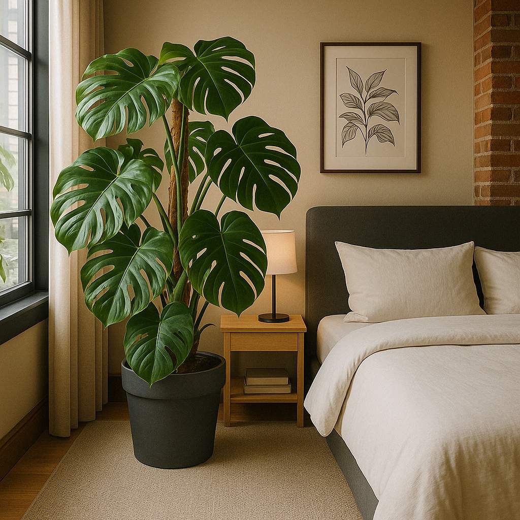 Monstera im Schlafzimmer: Gesund und wunderschön