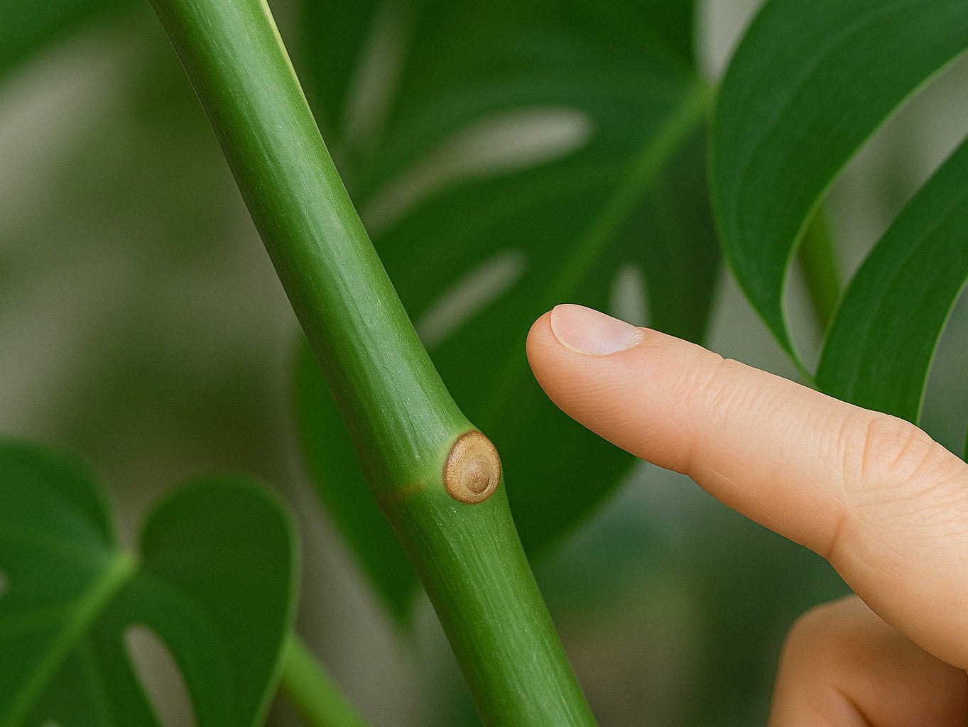 Das schlafende Auge der Monstera: Dein Schlüssel zu neuem Wachstum