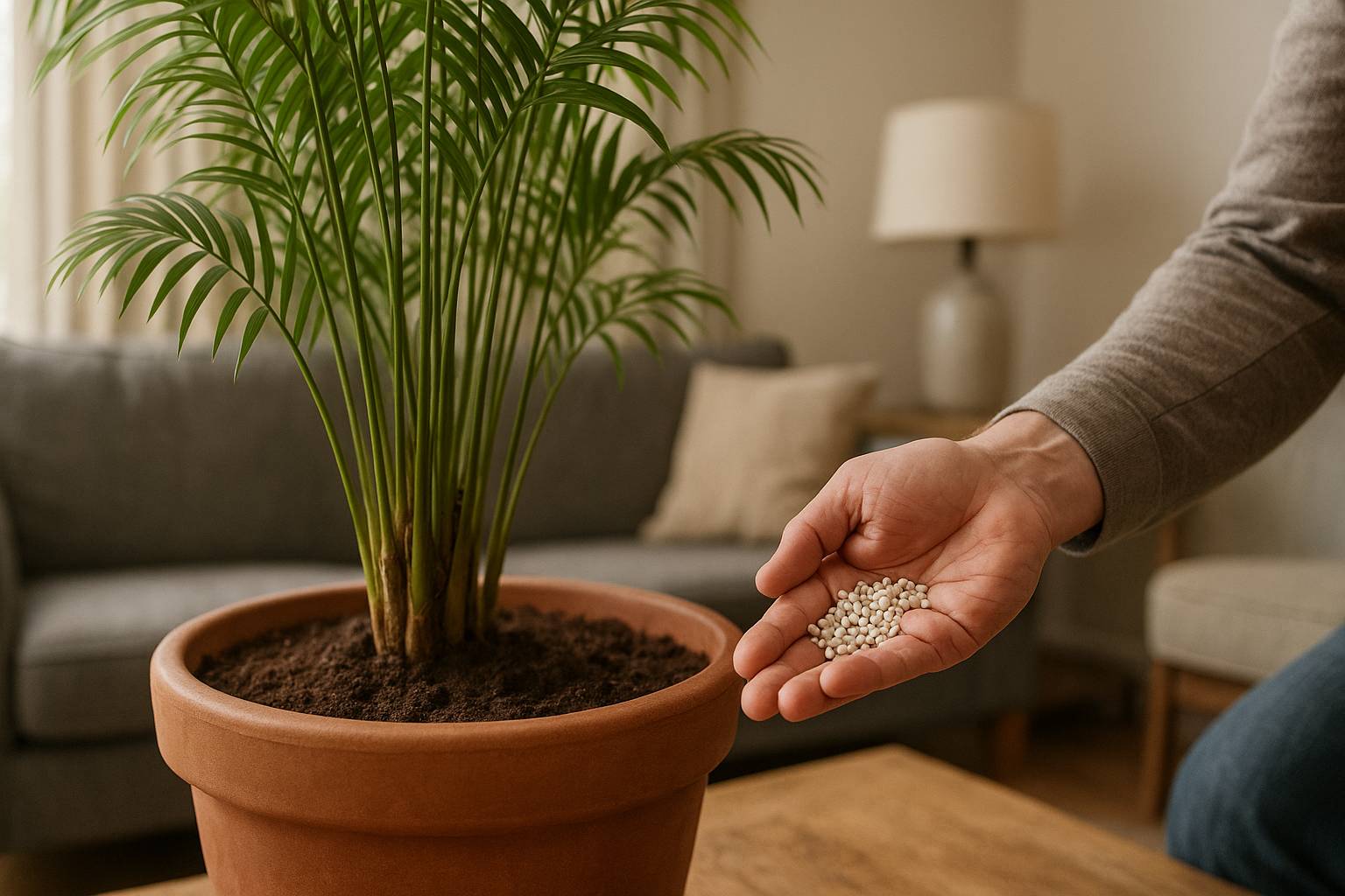 Palmendünger: Dein Weg zu vitalen Zimmerpalmen