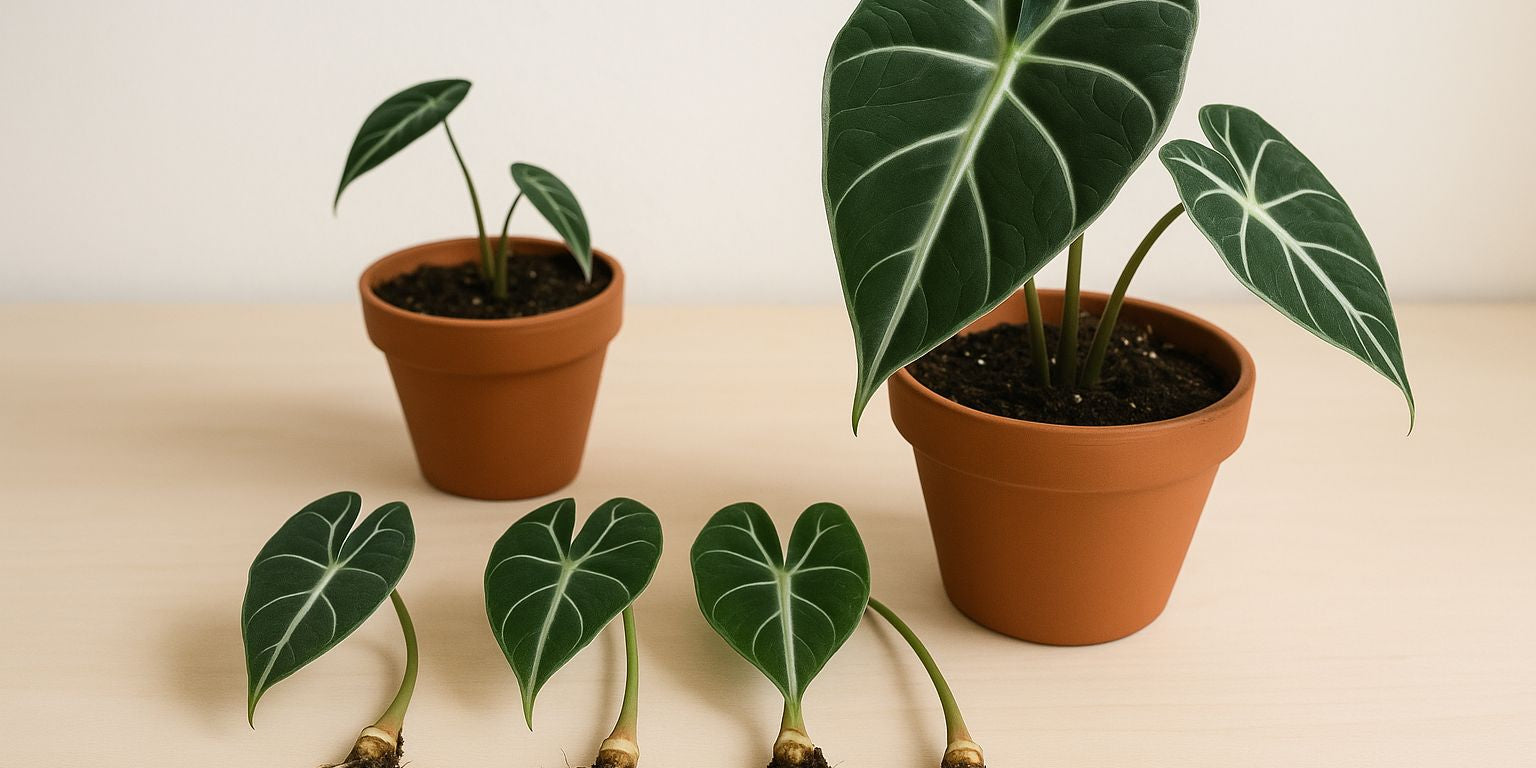 Alocasia erfolgreich vermehren: Dein Weg zu neuen Pflanzen