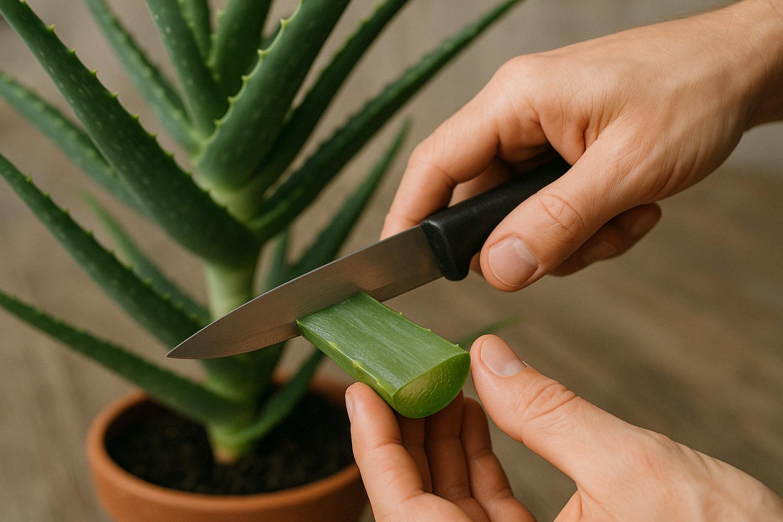 Aloe Vera schneiden: Dein Weg zu gesundem Gel und einer vitalen Pflanze