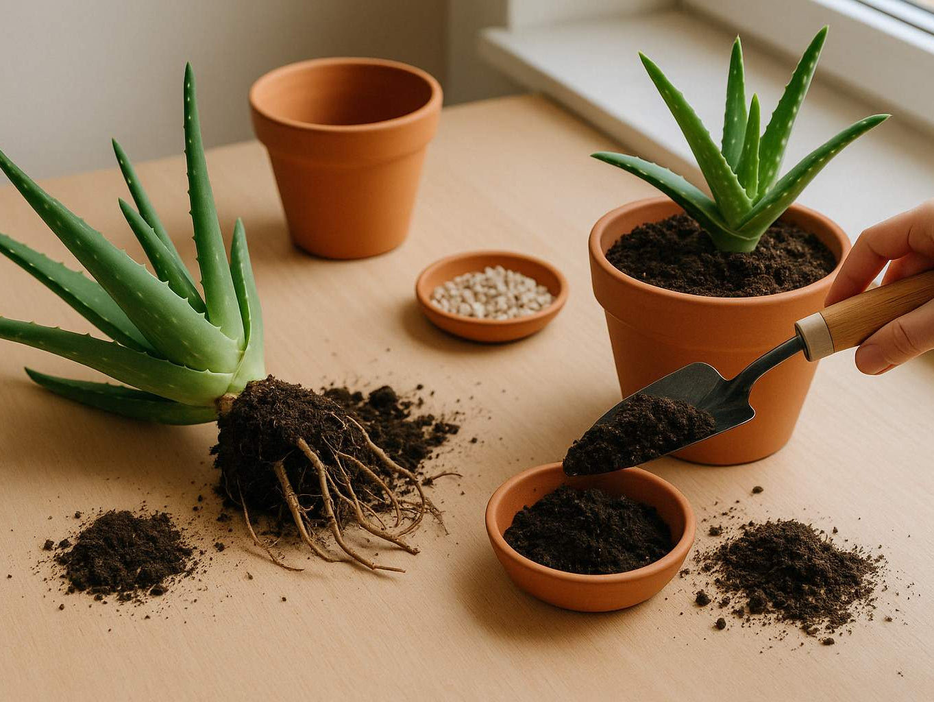Aloe Vera umtopfen: Schritt-für-Schritt-Anleitung für gesundes Wachstum
