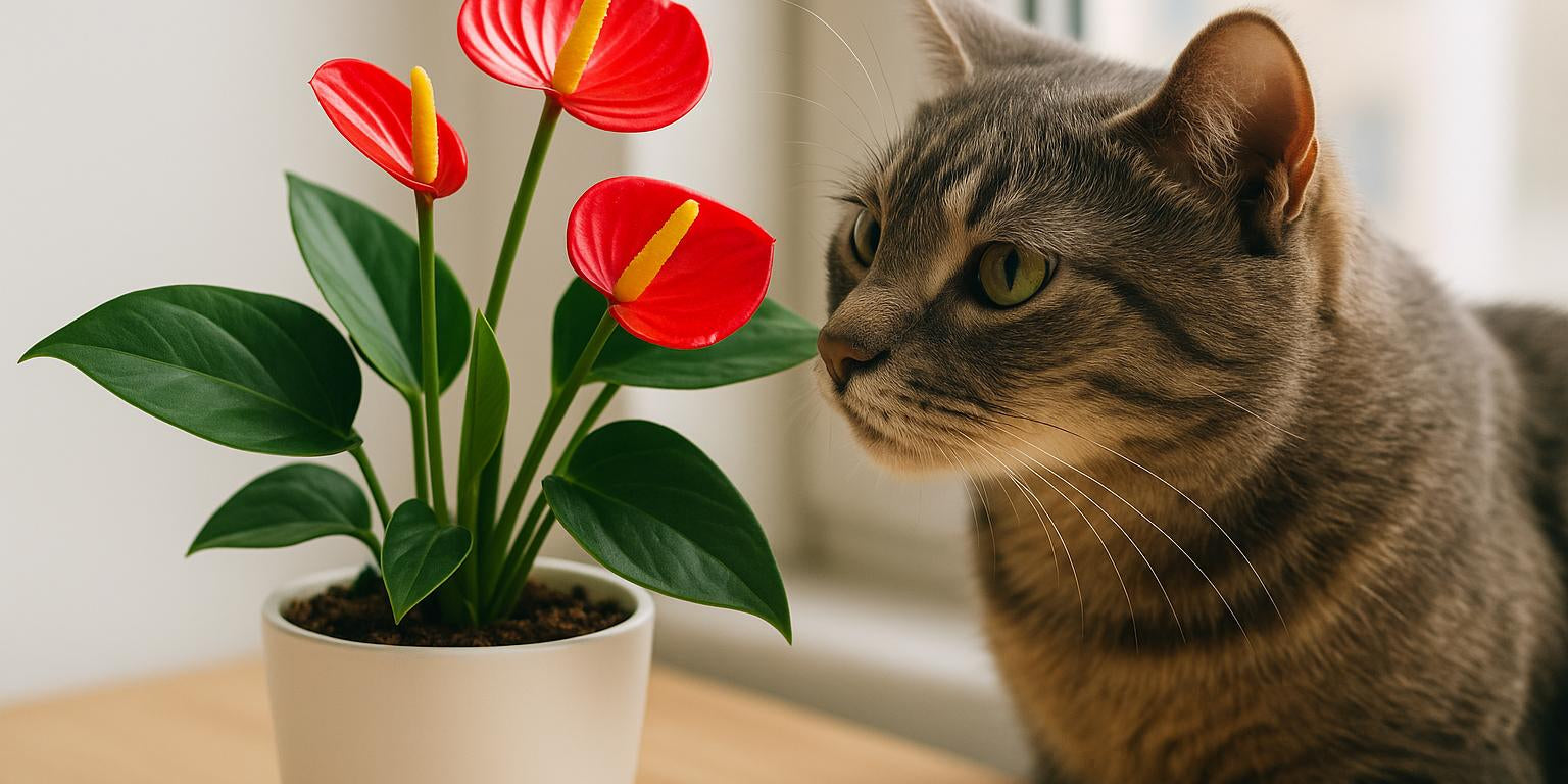 Anthurium und Katzen: Ist die Flamingoblume giftig?