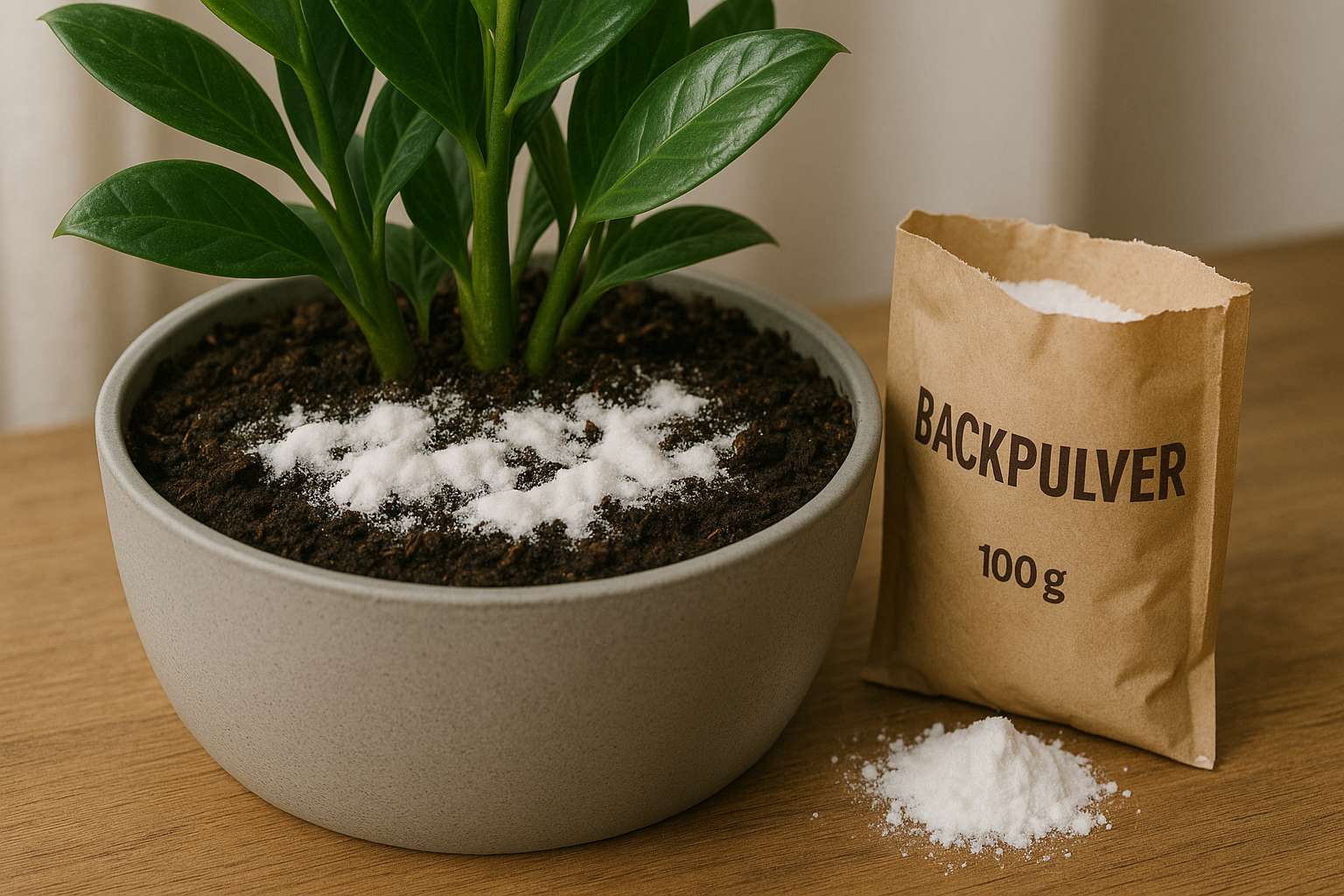 Backpulver gegen Trauermücken: Ein einfaches Hausmittel für deine Zimmerpflanzen