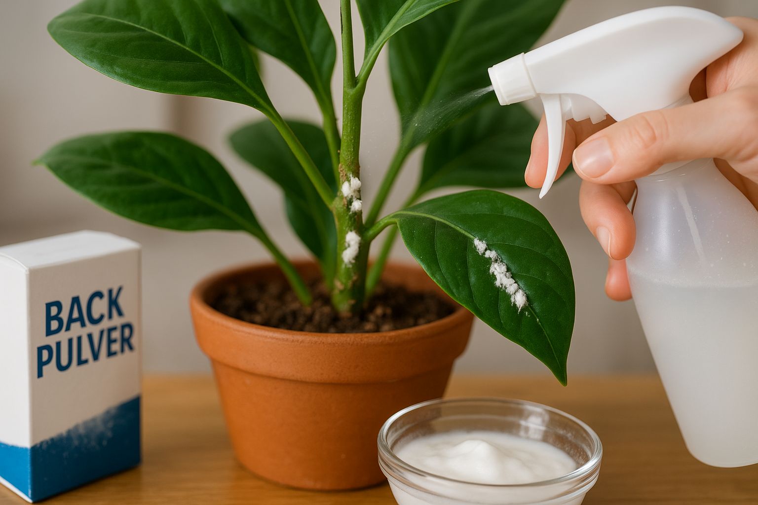 Backpulver gegen Wollläuse: Natürlicher Schutz für deine Zimmerpflanzen