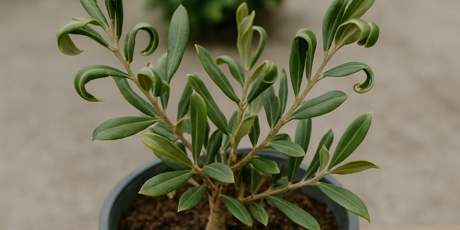 Wenn sich Pflanzenblätter trotz Gießen einrollen