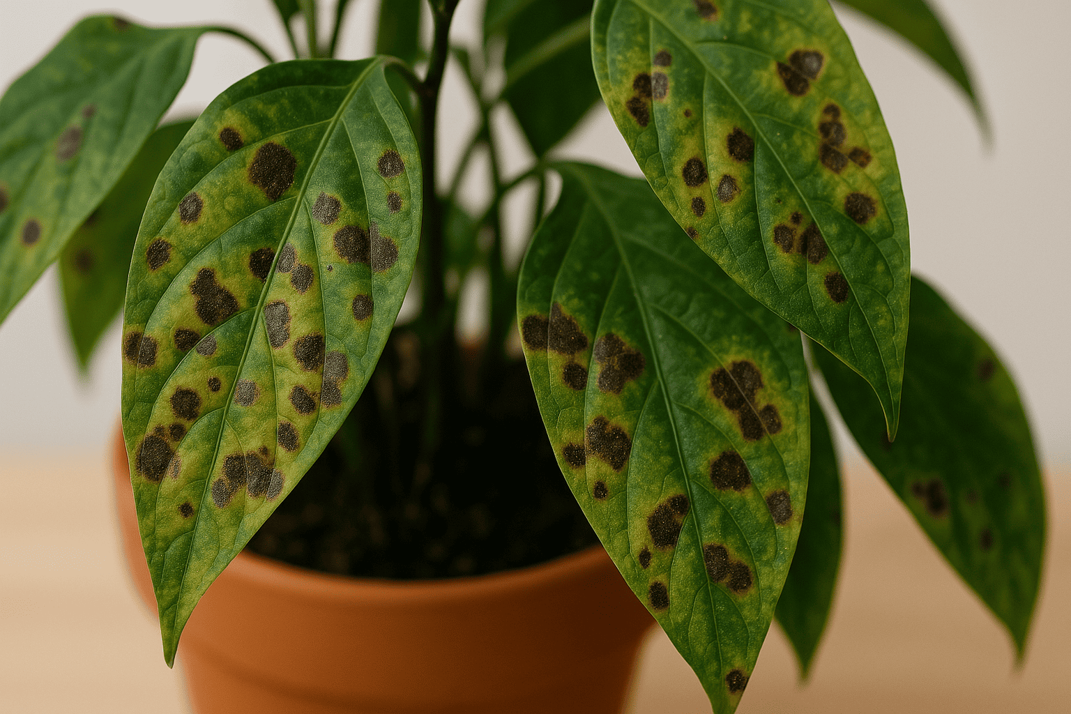 Blattfleckenkrankheit: Ein ärgerlicher Gast im Grünen