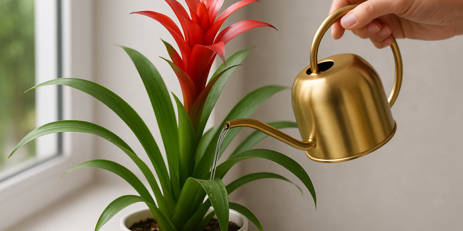 Bromelien gießen: So pflegst du deine exotischen Zimmerpflanzen