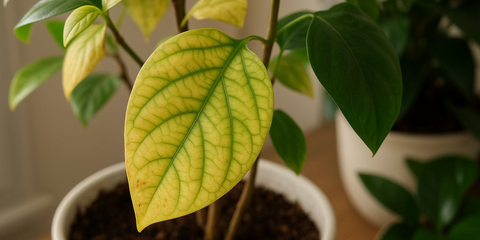 Chlorose bei Zimmerpflanzen verstehen und behandeln