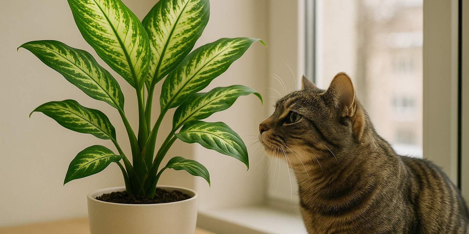 Dieffenbachia und Katzen: Ist die Pflanze wirklich giftig?