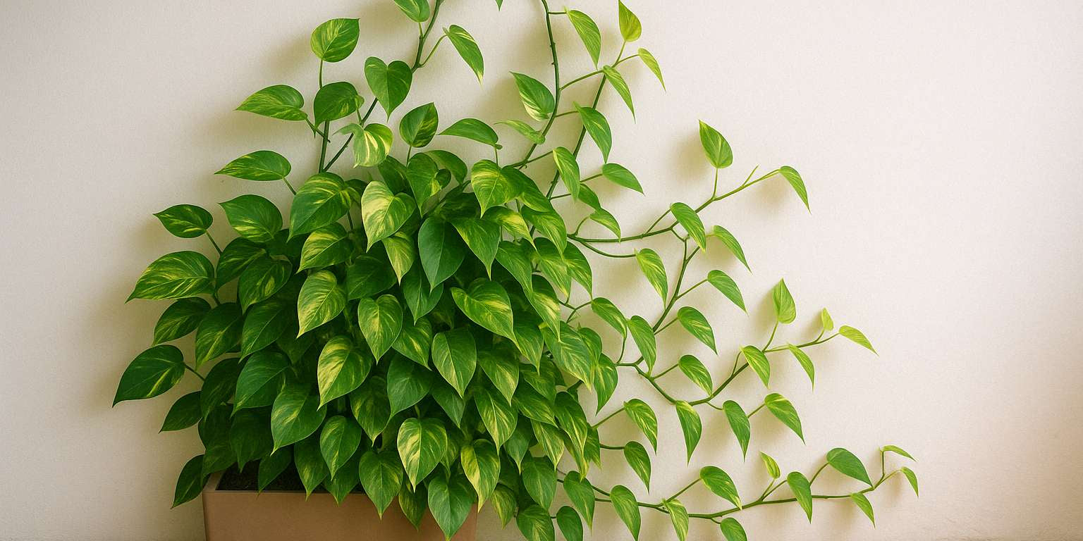 Efeutute an der Wand: Dein grüner Hingucker für jeden Raum