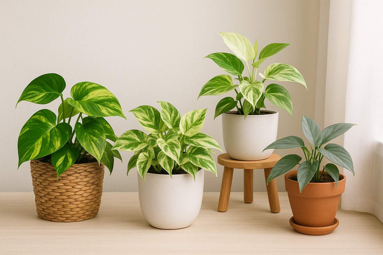 Efeutute Arten: Entdecke die schönsten Sorten für dein Zuhause