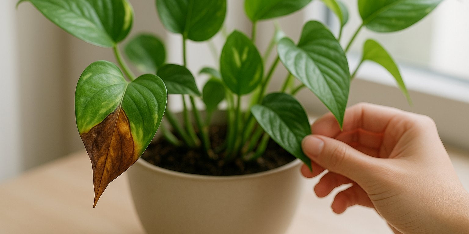 Braune Blätter bei deiner Efeutute? So bringst du sie wieder zum Strahlen