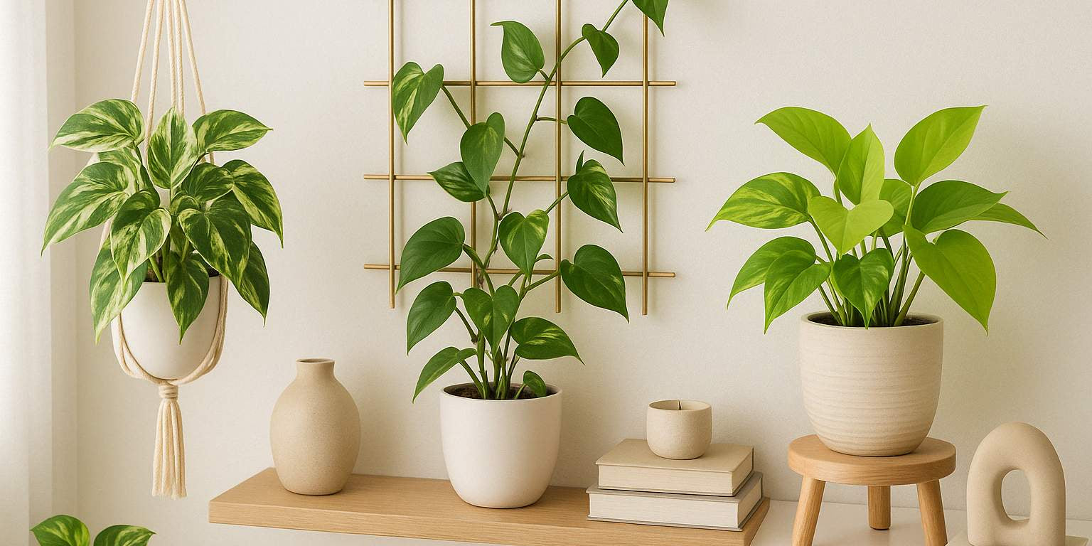 Kreative Ideen für deine Efeutute: So setzt du die Zimmerpflanze in Szene