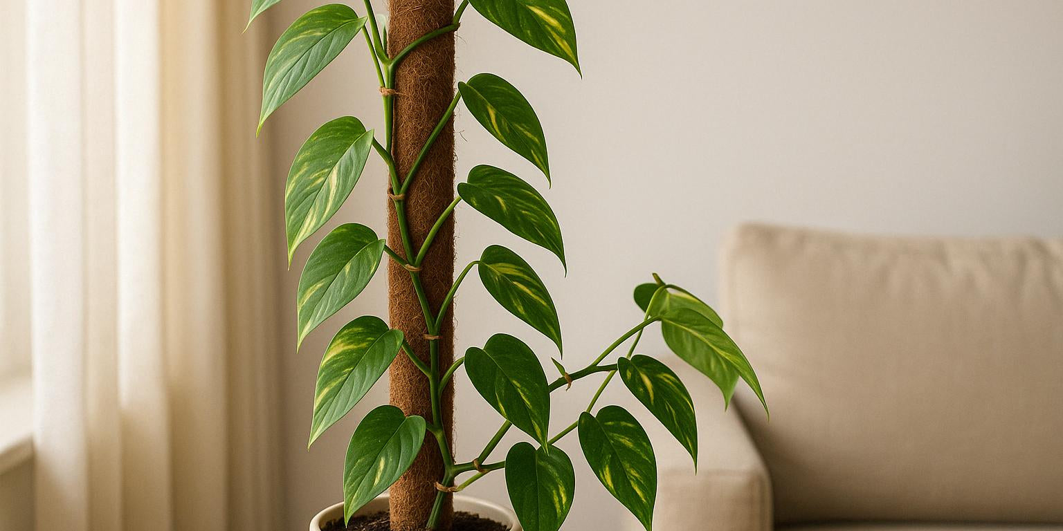 So unterstützt du deine Efeutute mit einer Rankhilfe