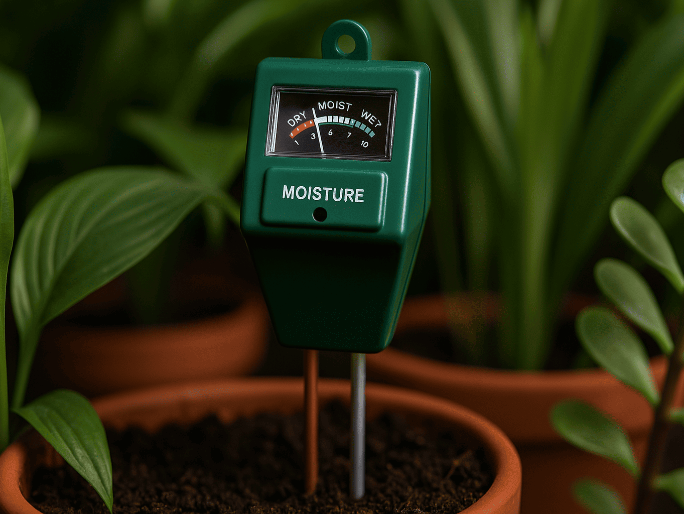 So funktioniert ein Feuchtigkeitsmessgerät für Pflanzen