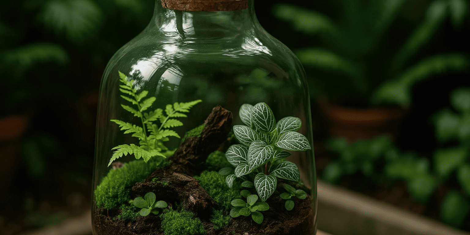 Flaschengarten: Ein kleines Ökosystem für dein Zuhause