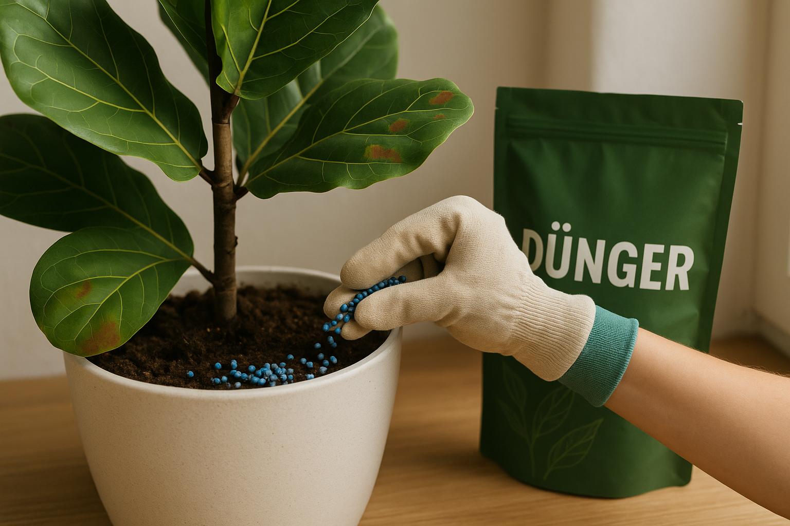 Geigenfeige richtig düngen: Tipps für gesundes Wachstum
