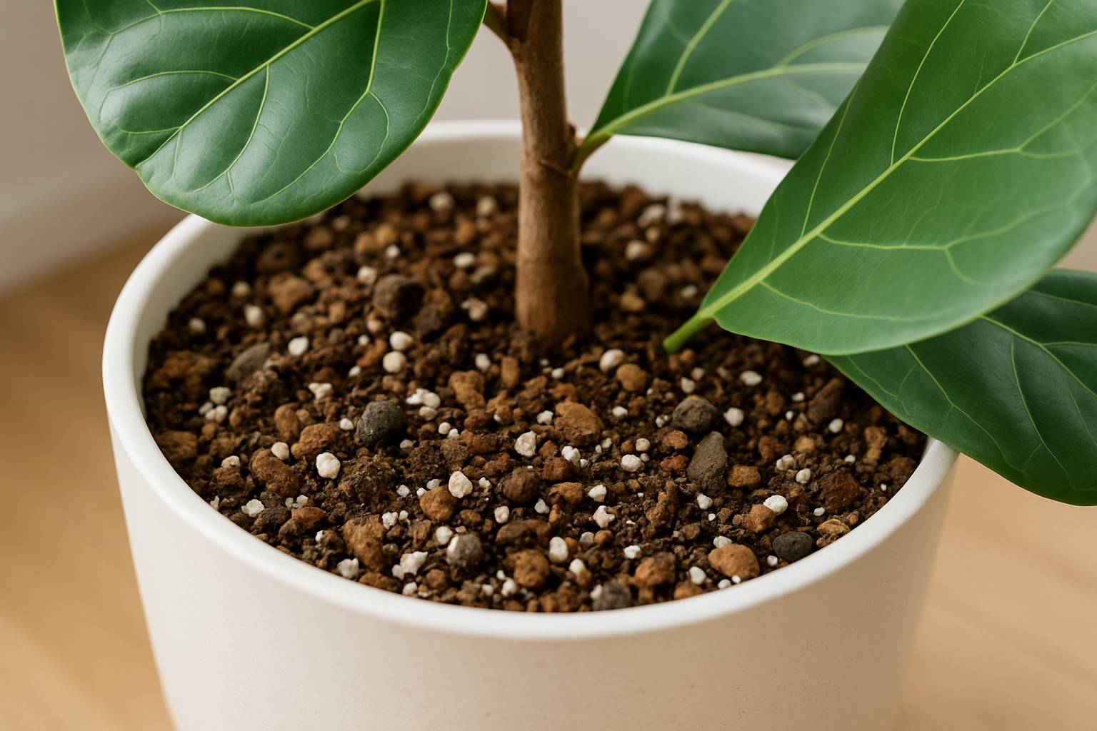 Die beste Erde für deine Geigenfeige: Das musst du beachten