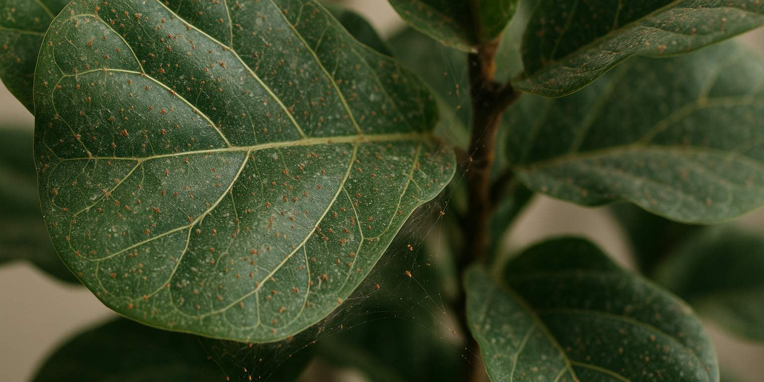 Spinnmilben an der Geigenfeige: Erkennen und Bekämpfen