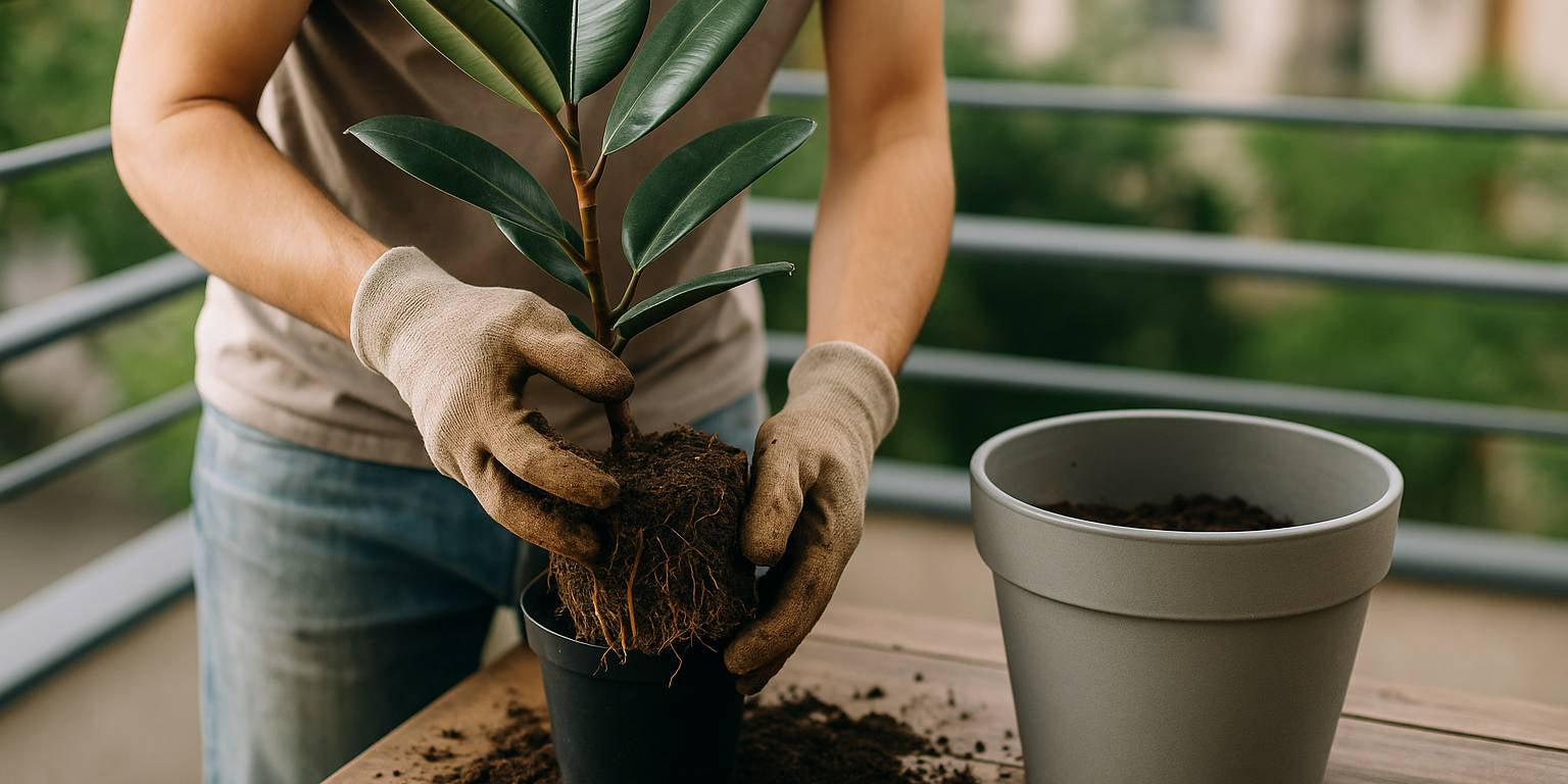 Gummibaum umtopfen: So bleibt dein Ficus gesund und prächtig