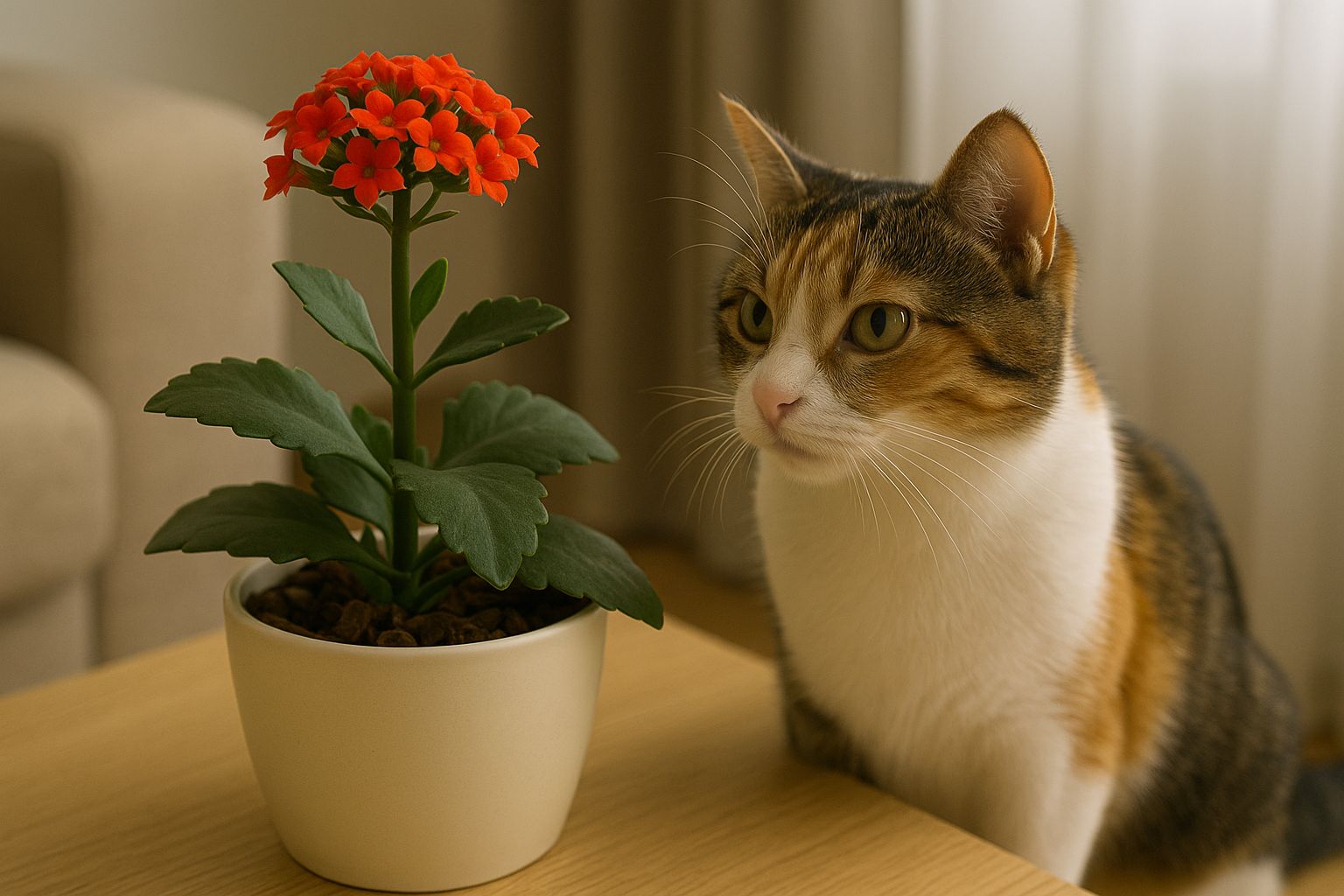 Kalanchoe und Katzen: Ist die Pflanze giftig für deine Stubentiger?