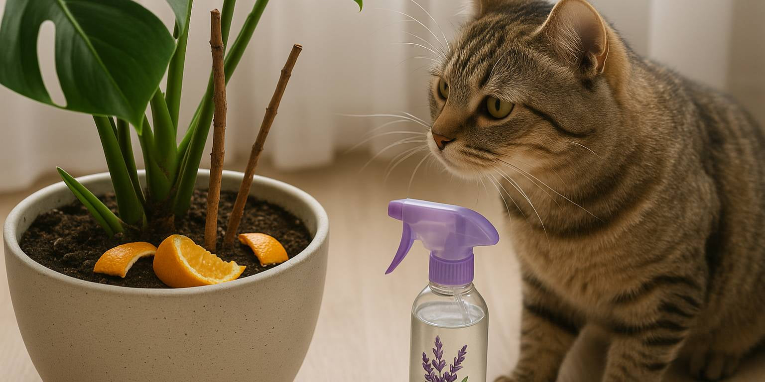 Katzen sicher von deinen Zimmerpflanzen fernhalten