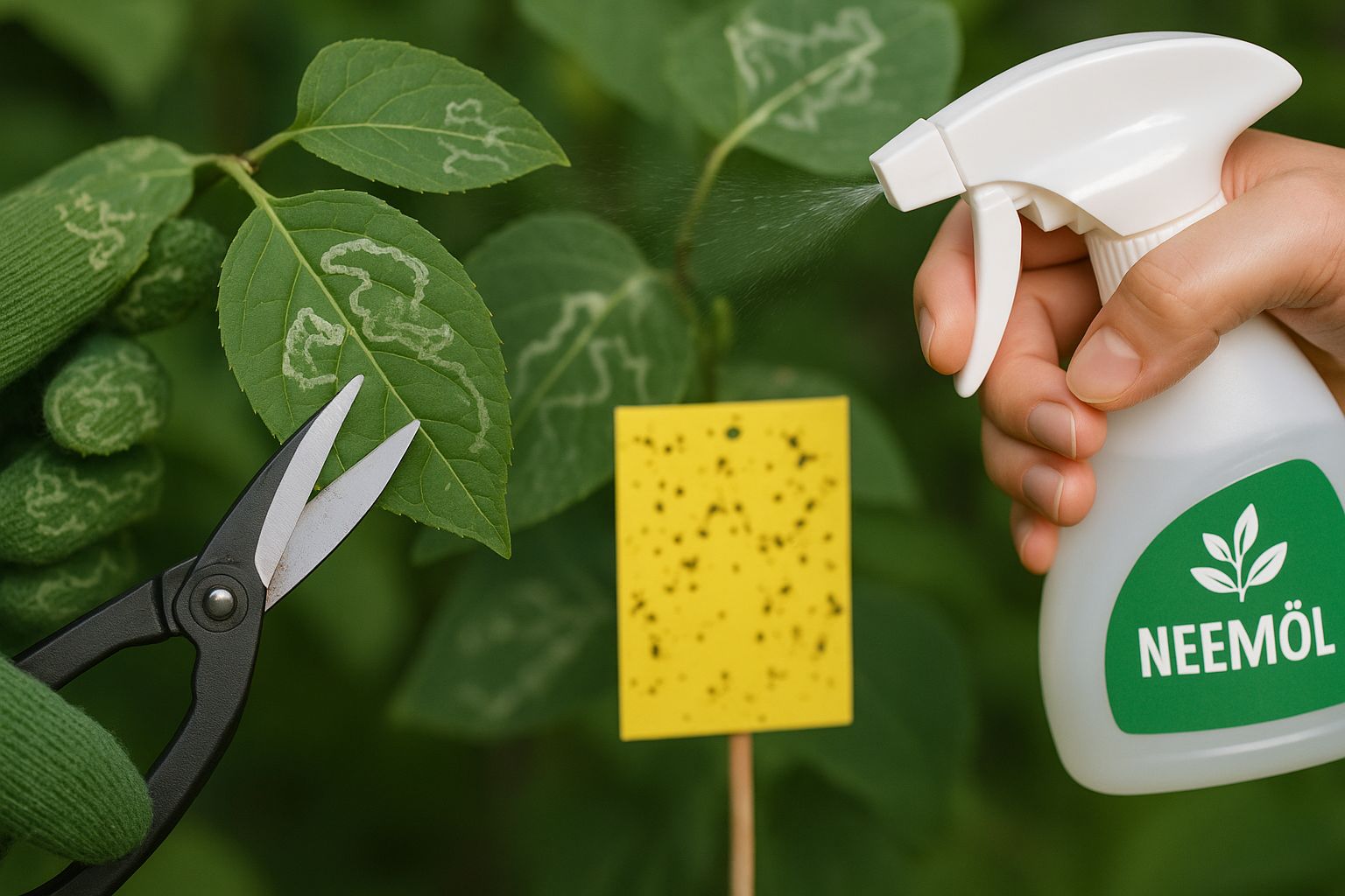 Minierfliegen erfolgreich bekämpfen: So schützt du deine Zimmerpflanzen