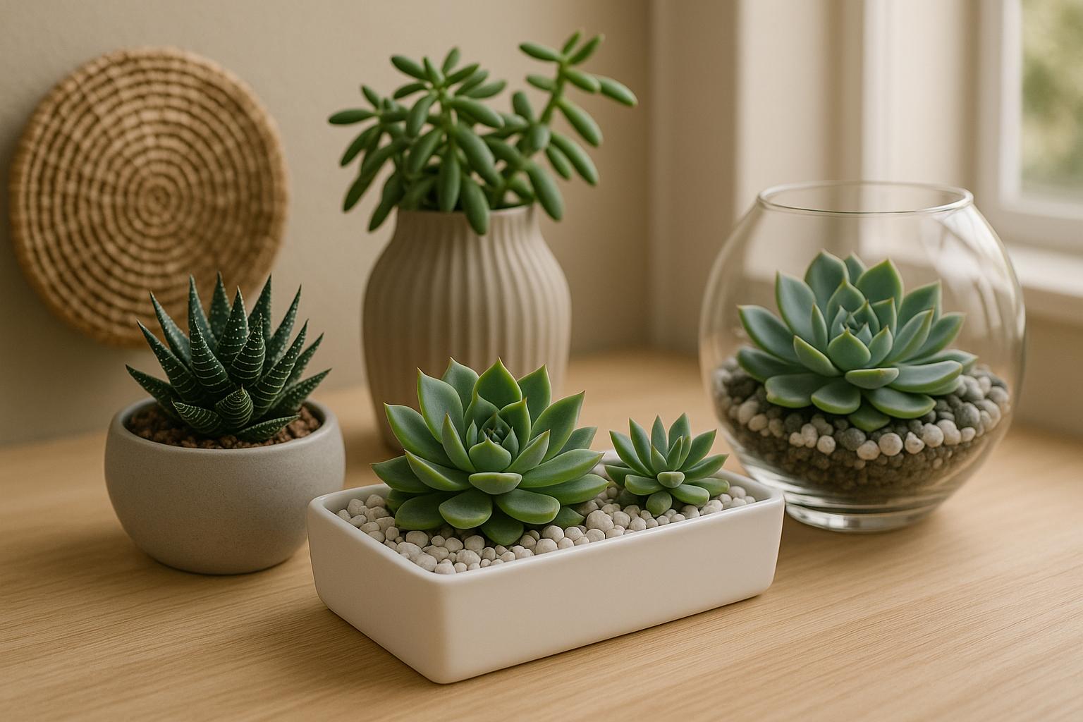 Kreative Ideen für moderne Deko mit Sukkulenten