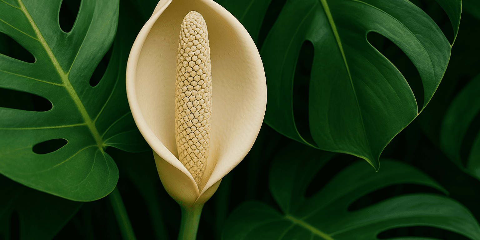 Monstera-Blüte: Wie du deine Pflanze zum Erblühen bringst