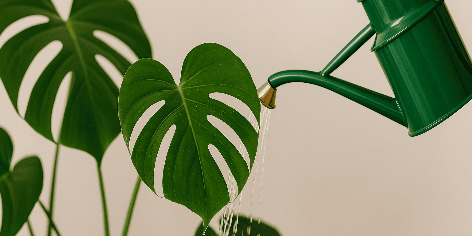 Monstera richtig gießen: Dein Leitfaden für gesunde Pflanzen