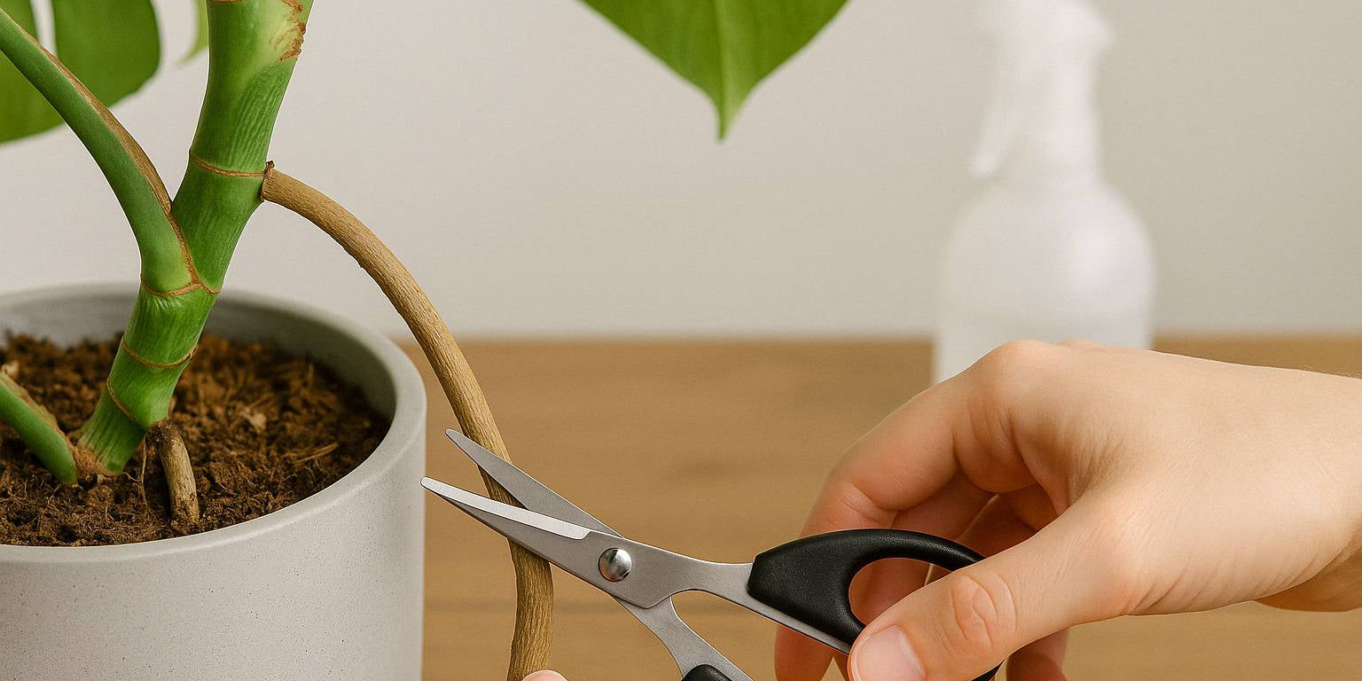 Monstera Luftwurzeln richtig schneiden: Einfache Anleitung für gesunde Pflanzen
