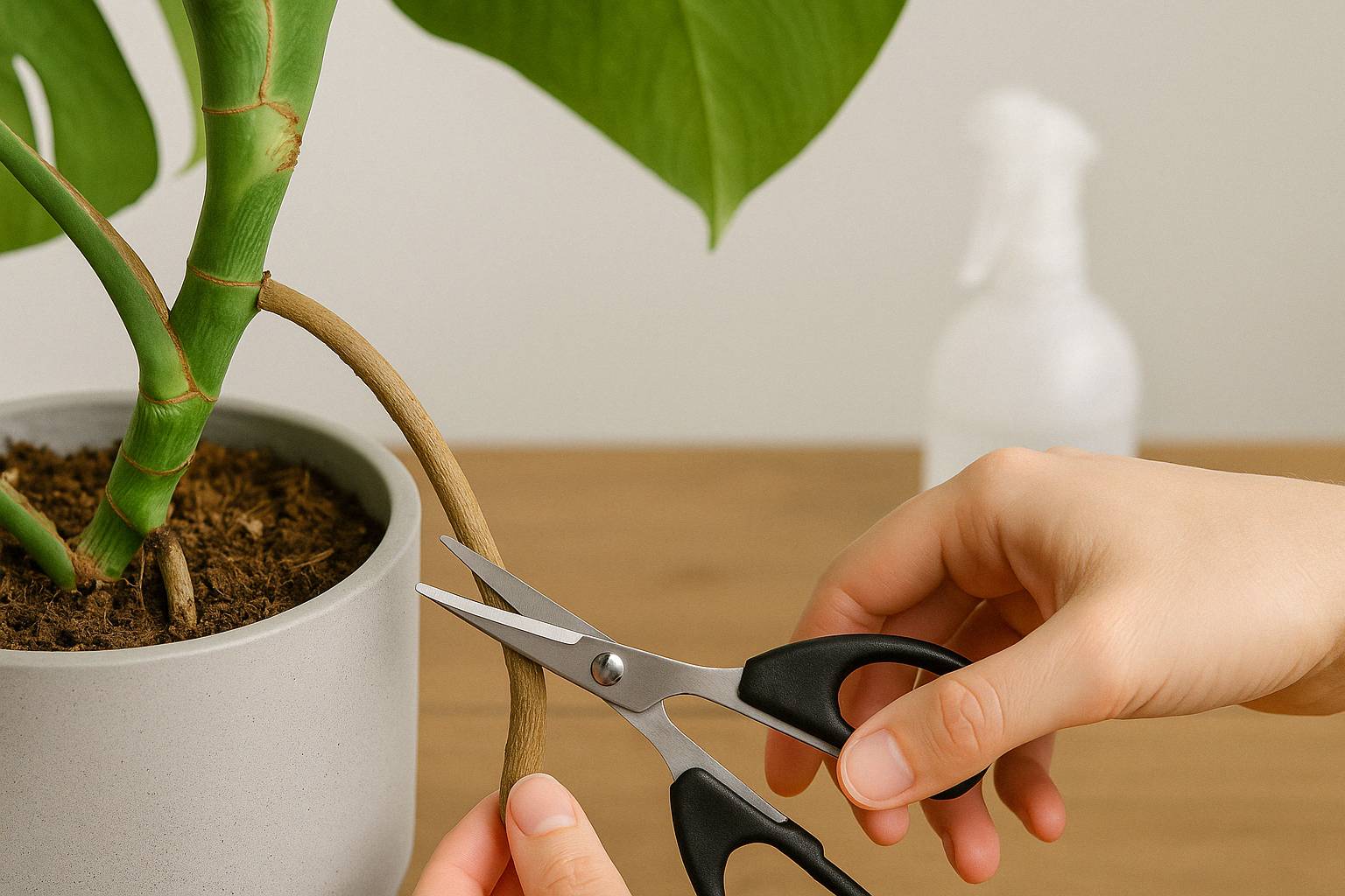 Monstera Luftwurzeln richtig schneiden: Einfache Anleitung für gesunde Pflanzen