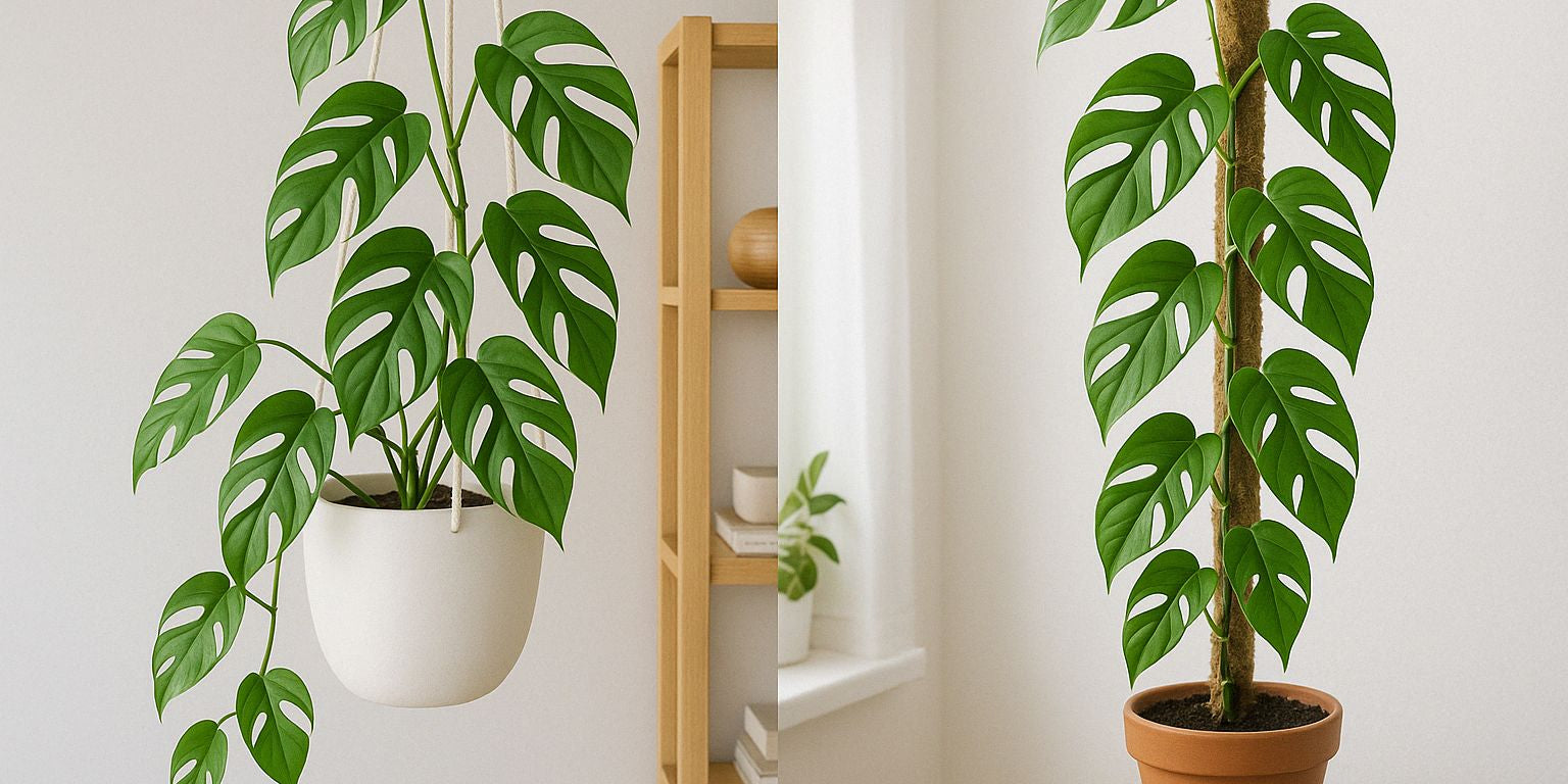 Monstera Minima hängend oder kletternd: Was ist die beste Wahl für deine Pflanze?
