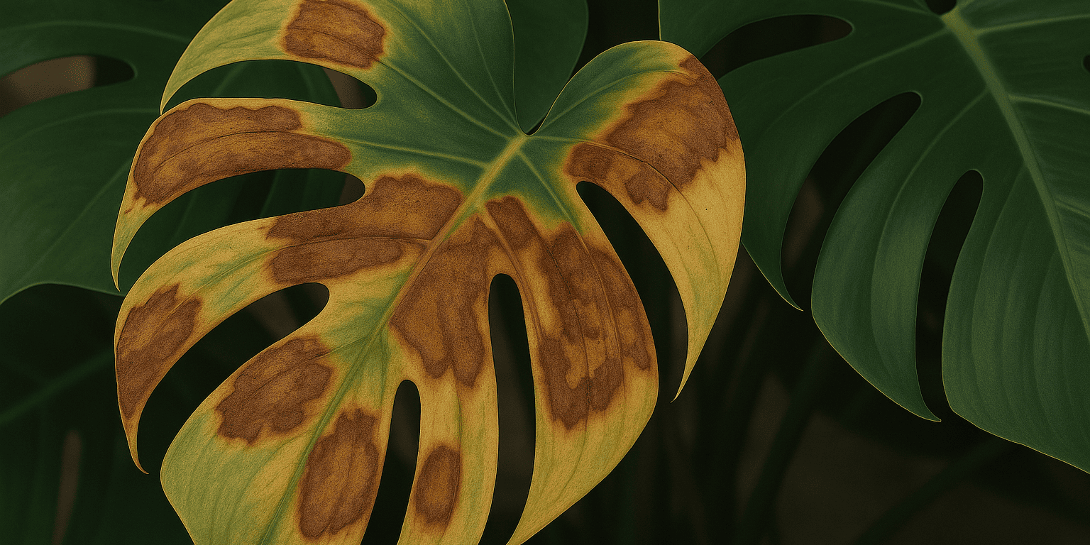 Monstera mit Sonnenbrand: Was tun, wenn die Sonne zuschlägt?