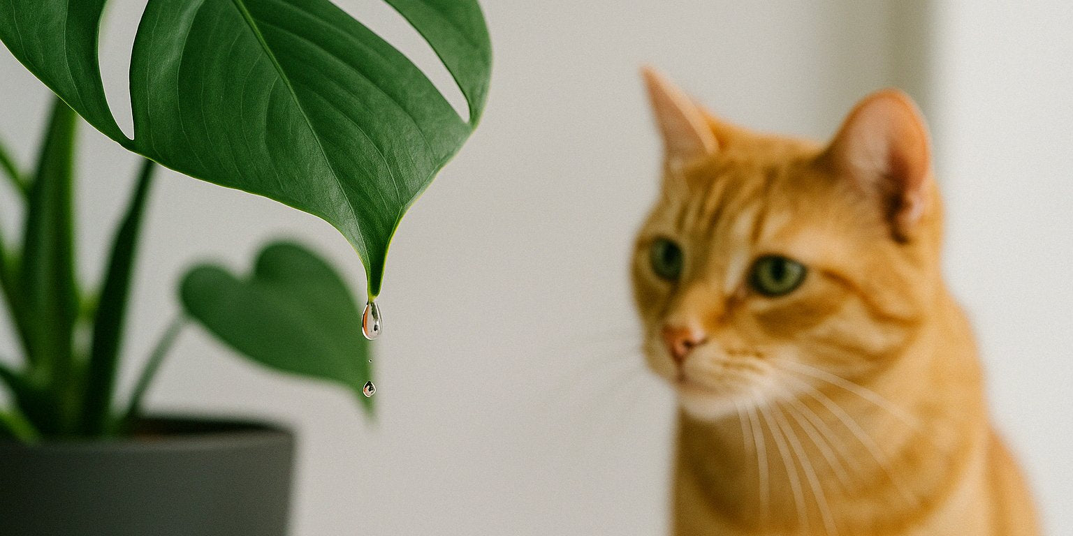 Warum tropft deine Monstera und ist das giftig?