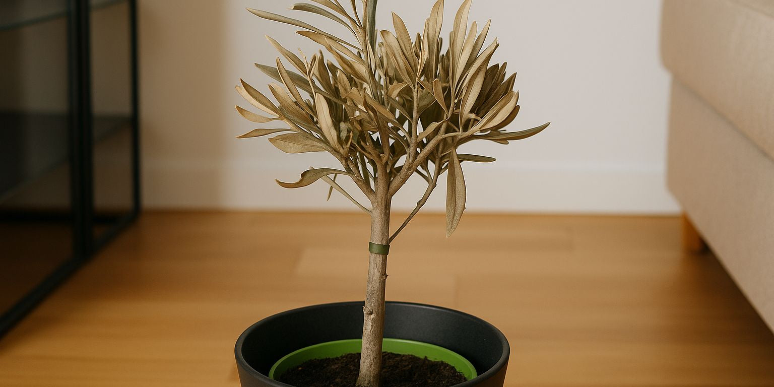 Braune Blätter am Olivenbaum: Ursachen und Abhilfe