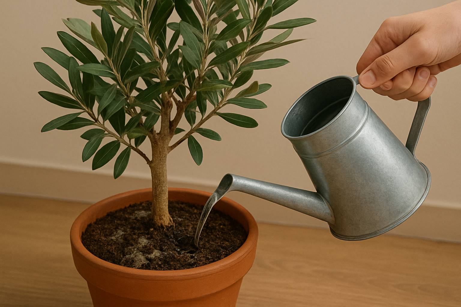 So gießt du deinen Olivenbaum richtig